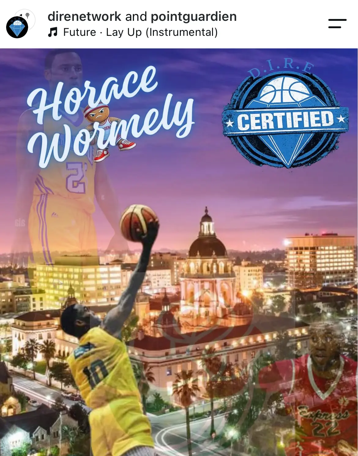 D.I.R.E. collaboration post featuring Horace Wormely