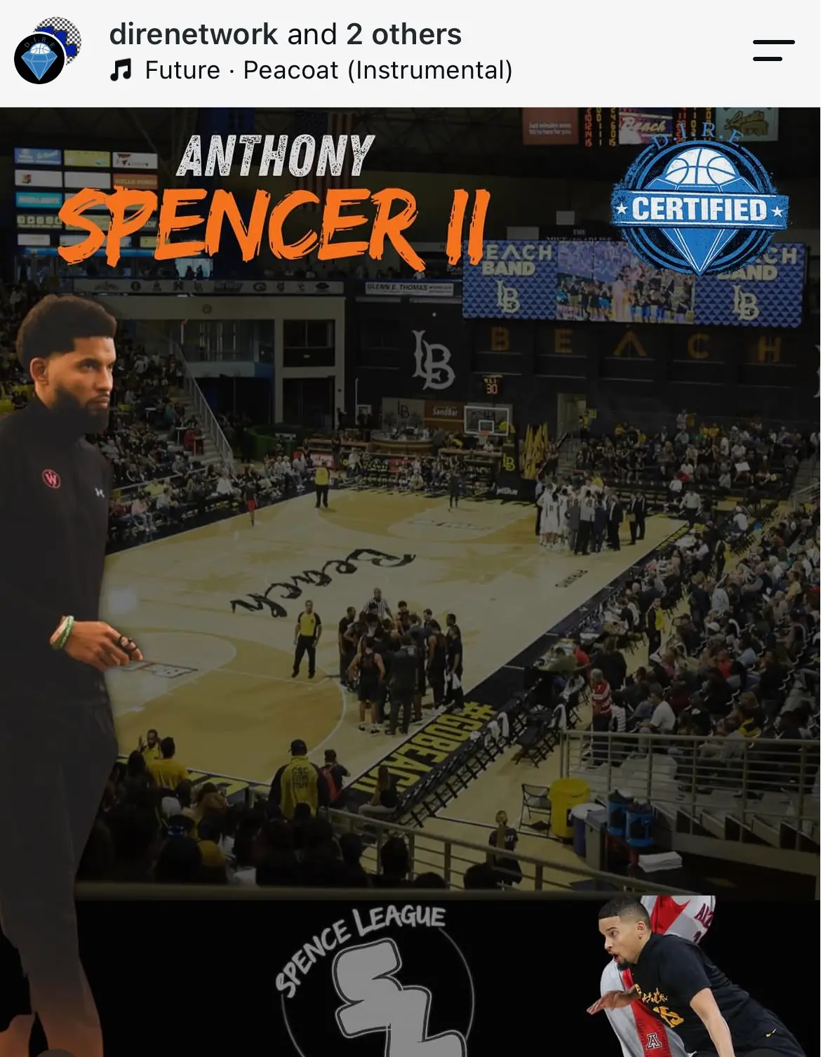 D.I.R.E. collaboration post featuring Anthony Spencer II