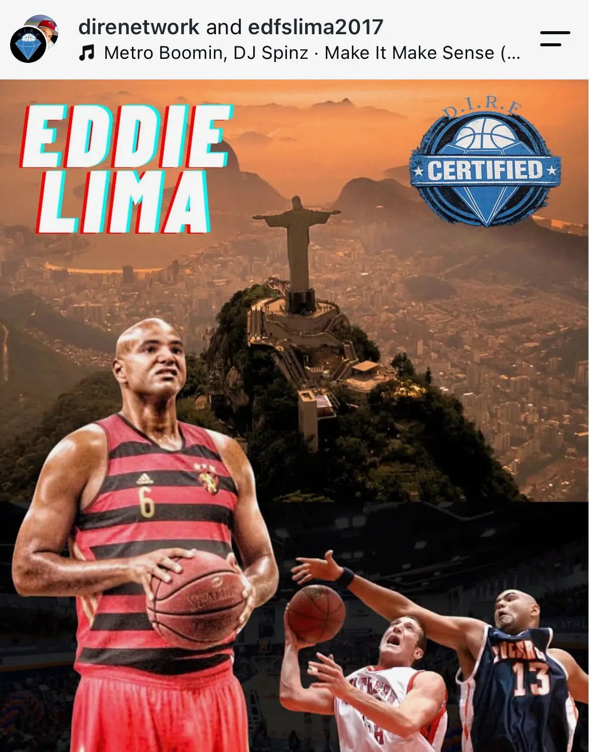 D.I.R.E. collaboration post featuring Eddie Lima