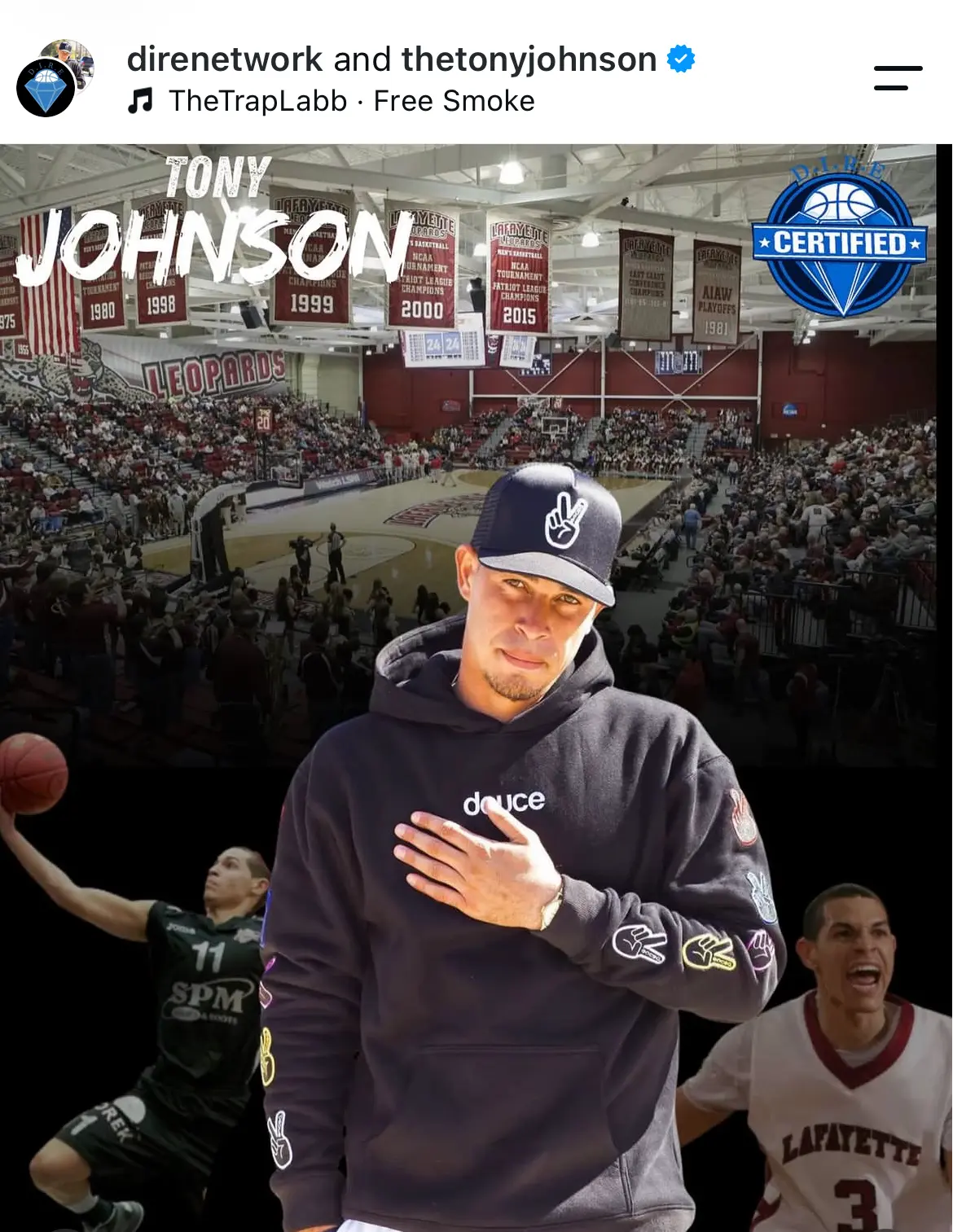 D.I.R.E. collaboration post featuring Tony Johnson