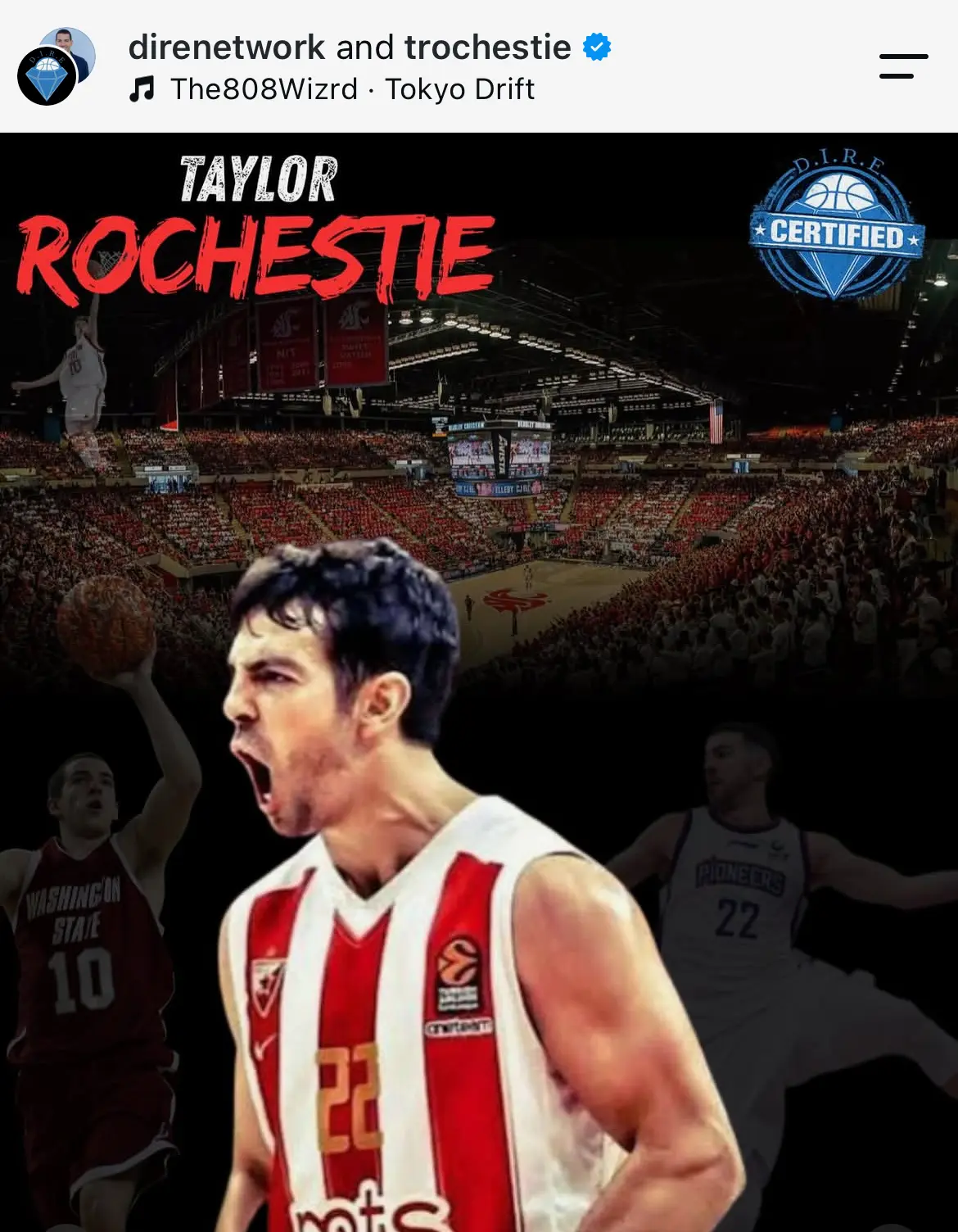 D.I.R.E. collaboration post featuring Taylor Rochestie